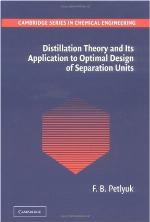 Distillation Theory and Its Application to Optimal Design of Separation Units