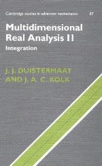 Multidimensional Real Analysis II
