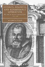Science, Reading, and Renaissance Literature