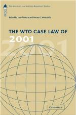 The Wto Case Law of 2001
