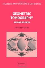 Geometric Tomography
