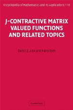 J-Contractive Matrix Valued Functions and Related Topics