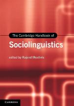 The Cambridge Handbook of Sociolinguistics