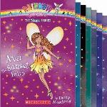 Rainbow Magic Night Fairies Complete 7 Book Set (Includes: Ava the Sunset Fairy; Lexi the Firefly Fairy; Zara the Starlight Fairy; Morgan the Midnight Fairy; Nia the Night Owl Fairy; Anna the Moonbeam Fairy; and Sabrina the Sweet Dreams Fairy)