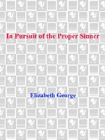 In Pursuit of the Proper Sinner