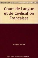 Cours de Langue et de Civilisation Francaises