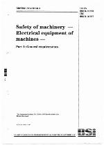 Safety of machinery : electrical equipment of machines. Part 1, General requirements.