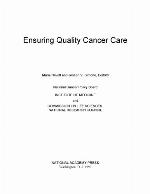 Ensuring Quality Cancer Care