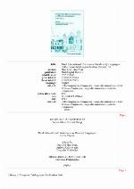 Third International Conference on Minority Languages