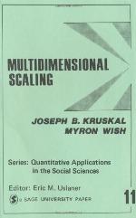 Multidimensional scaling