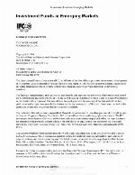 Investment Funds in Emerging Markets