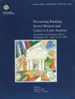 Preventing banking sector distress and crises in Latin America : proceedings of a conference held in Washington, D.C., April 15-16, 1996