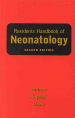 Residents handbook of neonatology