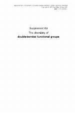 The chemistry of double-bonded functional groups