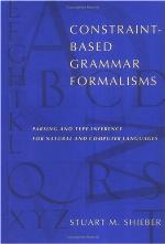 Constraint-based grammar formalisms : parsing and type inference for natural and computer languages