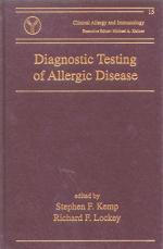 Diagnostic testing of allergic disease