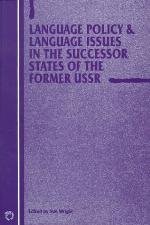 Language policy and language issues in the successor states of the former USSR