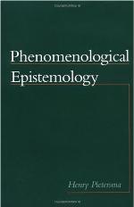 Phenomenological Epistemology