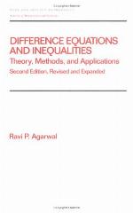 Difference equations and inequalities : theory, methods, and applications