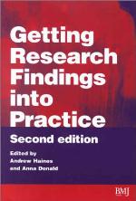 Getting Research Findings Into Practice