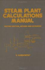 Steam plant calculations manual