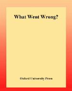 What Went Wrong?