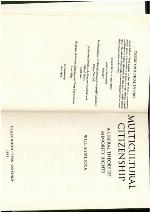 Multicultural citizenship : a liberal theory of minority rights