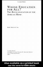 Whose Education for All?