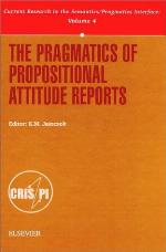 The pragmatics of propositional attitude reports