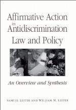 Affirmative action in antidiscrimination law and policy : an overview and synthesis