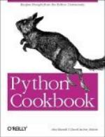 Python Cookbook