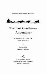The Last Gentleman Adventurer