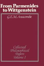 Collected Philosophical Papers, Volume 1