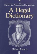 A Hegel Dictionary