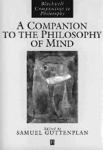 A Companion to the Philosophy of Mind