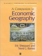 A Companion to Economic Geography