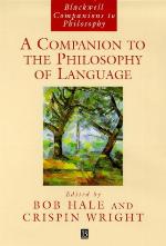 A Companion to the Philosophy of Language