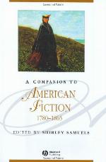 A Companion to American Fiction, 1780 - 1865