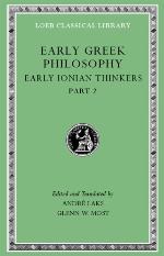 Early Greek Philosophy, Volume III