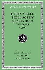 Early Greek Philosophy, Volume V