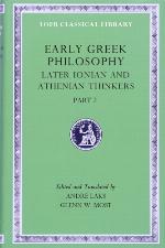 Early Greek Philosophy, Volume VII