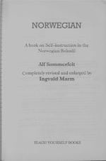 Teach Yourself Norwegian