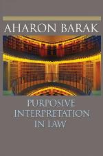 Purposive Interpretation in Law
