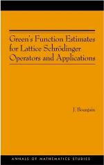 Green's Function Estimates for Lattice Schr�dinger Operators and Applications. (Am-158)