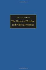 The Theory of Taxation and Public Economics