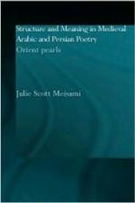Structure and Meaning in Medieval Arabic and Persian Lyric Poetry