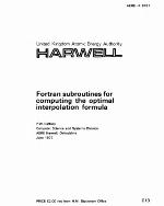 Fortran subroutines for computing the optimal interpolation formula