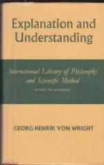 Explanation and Understanding