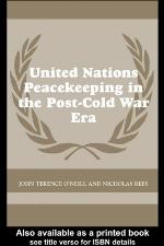 United Nations Peacekeeping in the Post-Cold War Era