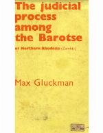 Judicial Process Among the Barotse of Northern Rhodesia